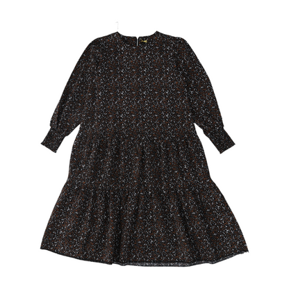 Black Print Dress