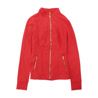 Pink Solid Active Jacket