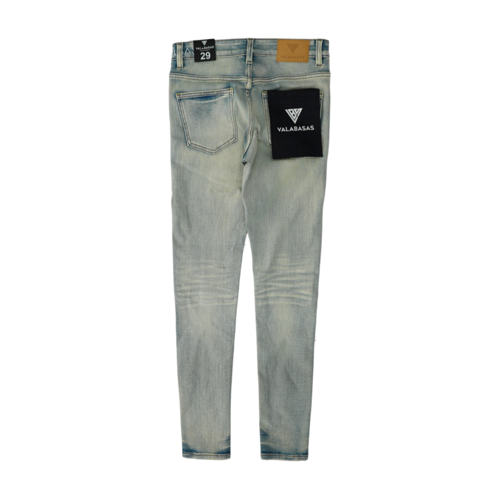 Valabasas Blue Tapered Jeans – Image 2