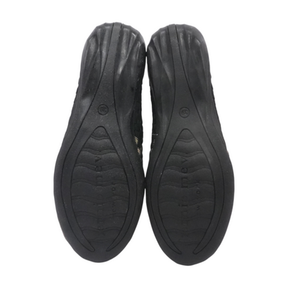 Black Slip-On Flats