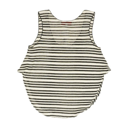 Black Striped Knit Top