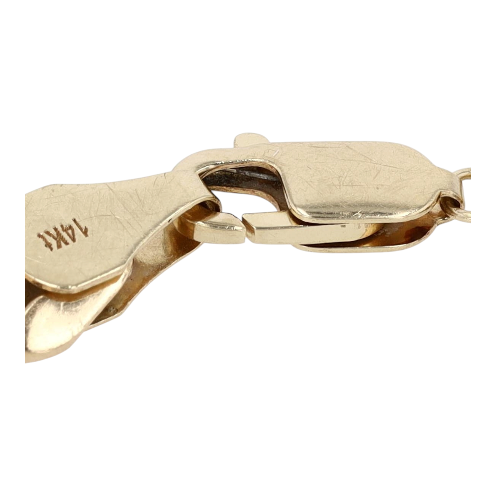 14K Yellow Gold Chain Bracelet