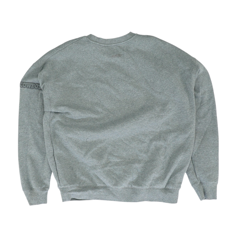 Gray Dallas Cowboys Solid Sweatshirt Pullover