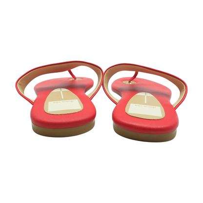 Red Flat Sandals
