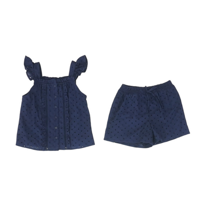 Navy Short Sleeve Set