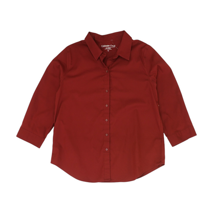 Maroon Button Down