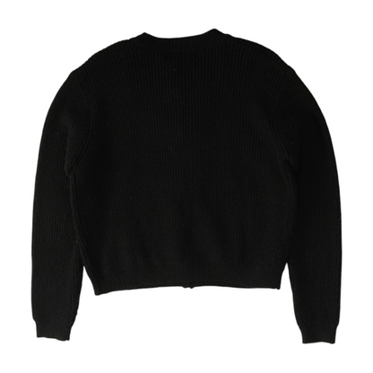 Black Cardigan Sweater
