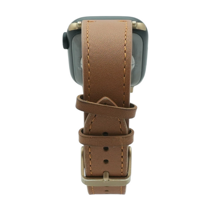 41mm Series 9 Midnight Smartwatch Brown Band S/M