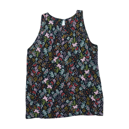 Black Floral Blouse