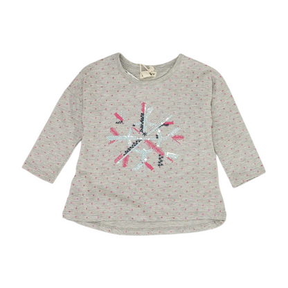 Gray Polka Dot T-Shirt