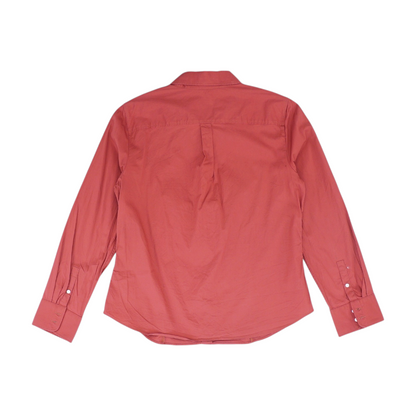 Red Button Down