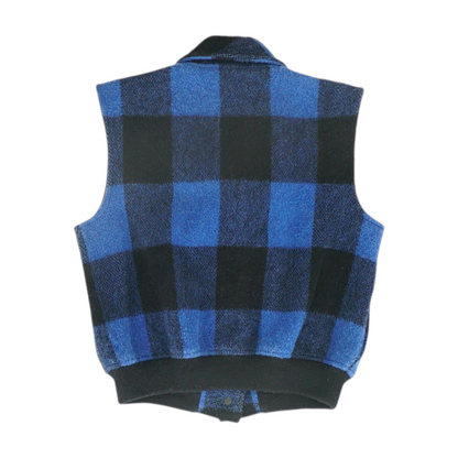 Blue Check Vest