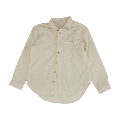 Ivory Solid Button Down