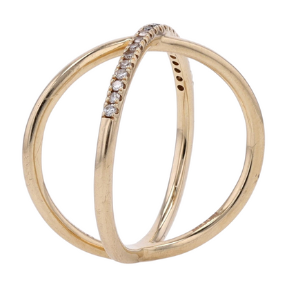 1/10 ctw 14K Yellow Gold Diamond Fashion Ring