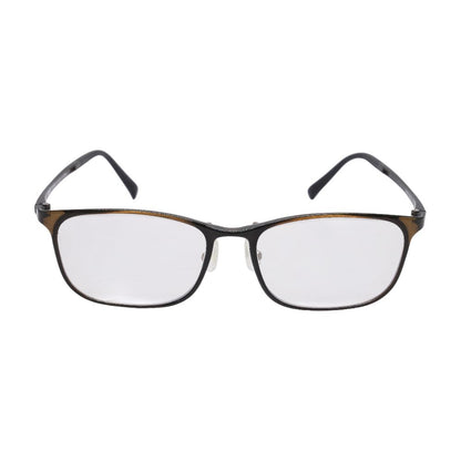 Black N-8005 Square Eyeglasses FRAMES ONLY