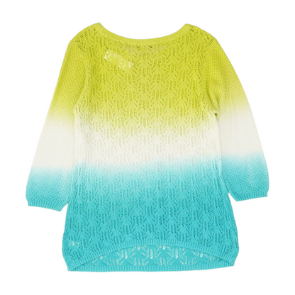 Multi Color Block Pullover Sweater
