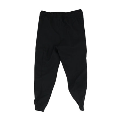 Black Solid Active Pants