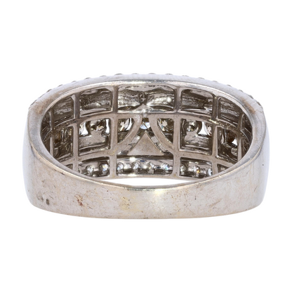 5/8 ctw 14K White Gold Diamond Band