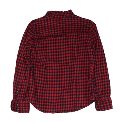 Red Check Button Down