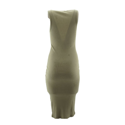 Tan Midi Dress