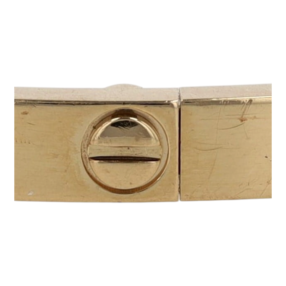 Cartier 18K Yellow Gold Bangle Bracelet – Image 3