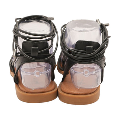 Black Flat Sandals