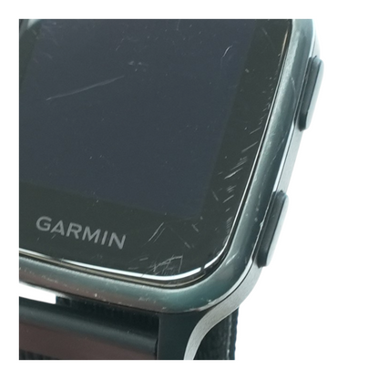 30mm Venu SQ Black Smartwatch Black Band M/L