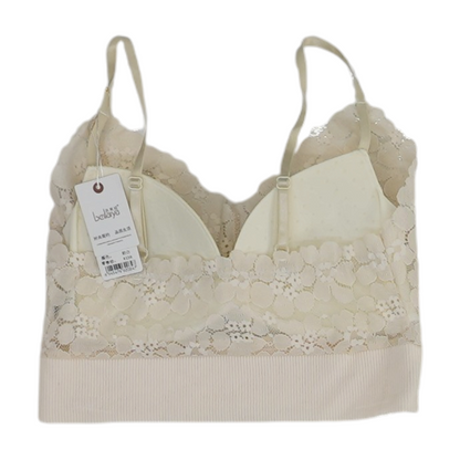 Ivory Floral Bra