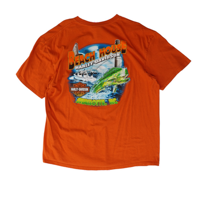 Orange Solid T-Shirt