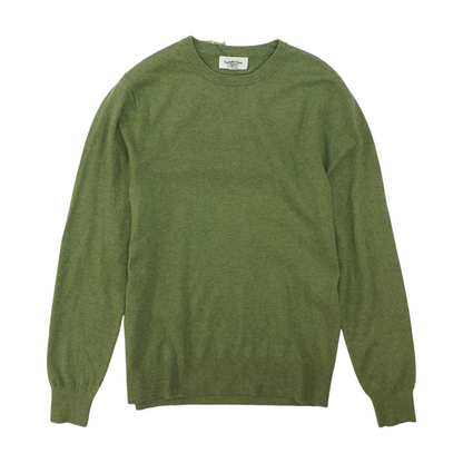 Green Solid Pullover Sweater