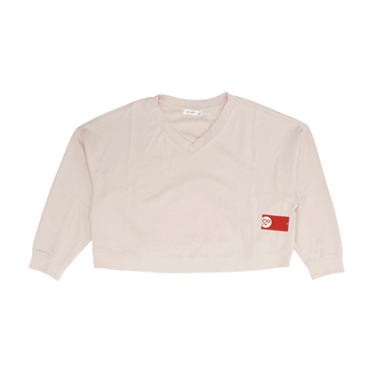 Pink Plus Solid Sweatshirt Pullover