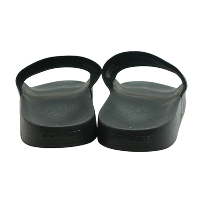 Black Sport Slide Sandals