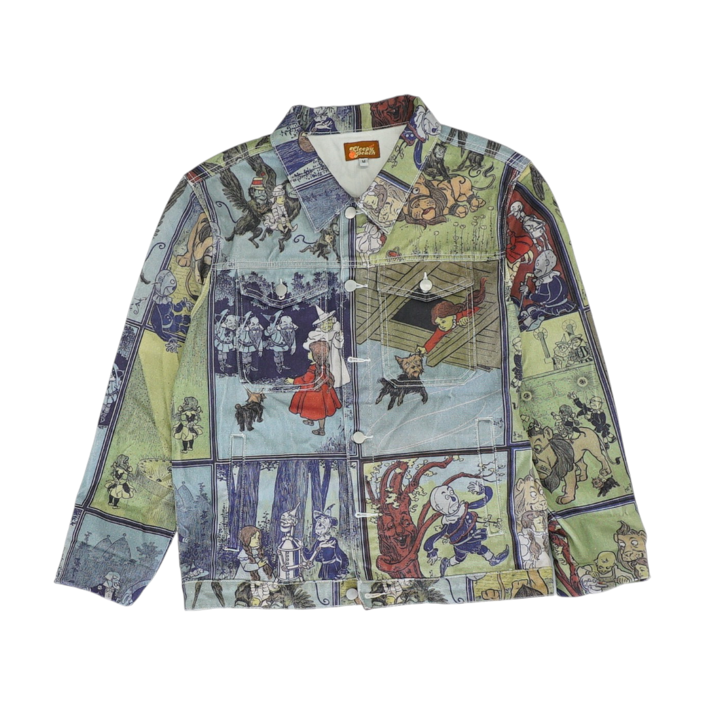 Multi Graphic Denim Jacket