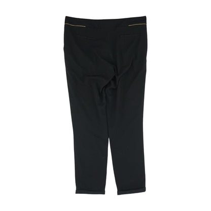 Black Solid Pants