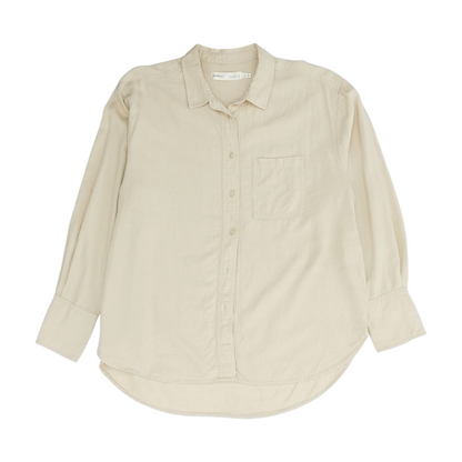 Beige Button Down