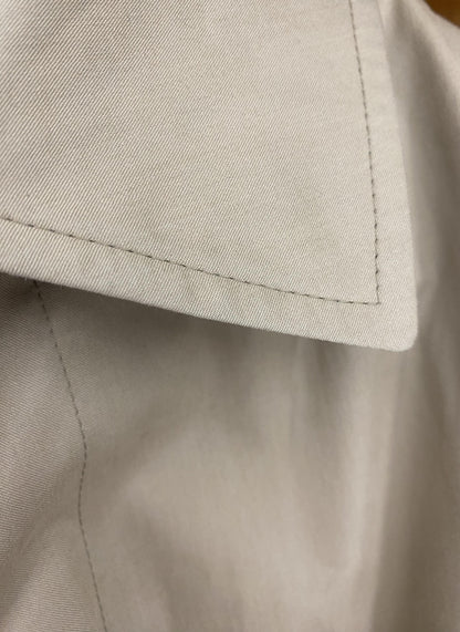 Tan Cotton Blend Trench Coat