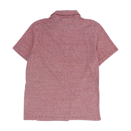 Red Striped Short Sleeve Polo