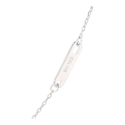 5/8 ctw Sterling Silver Moissanite Pendant Necklace