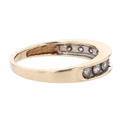 1/3 ctw 14K Yellow Gold Band Ring