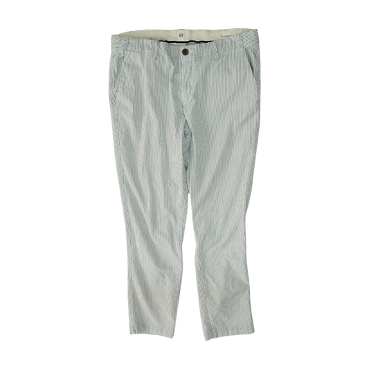 Blue Striped Pants