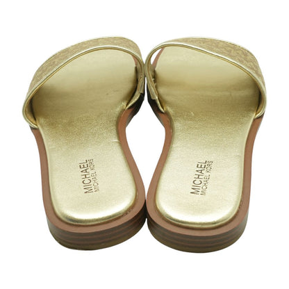 Gold Flat Sandals