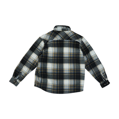 Black Plaid Lightweight Jacket
