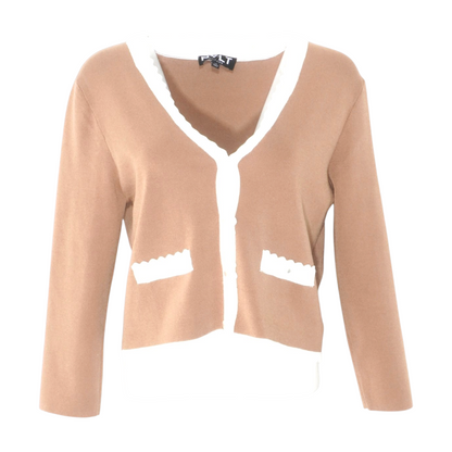 Brown Cardigan Sweater