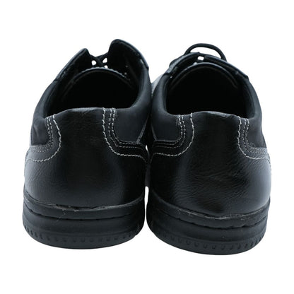 Black Lace Up Casual Shoes