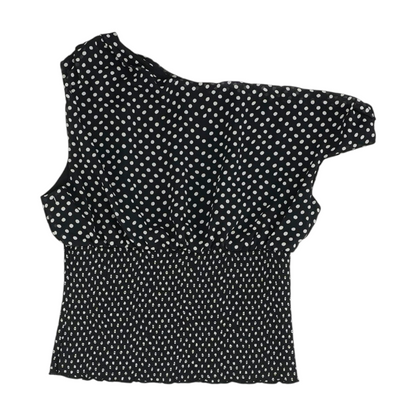 Black Polka Dot Blouse