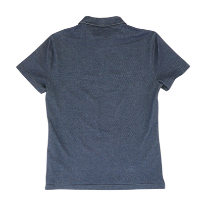 Navy Solid Short Sleeve Polo