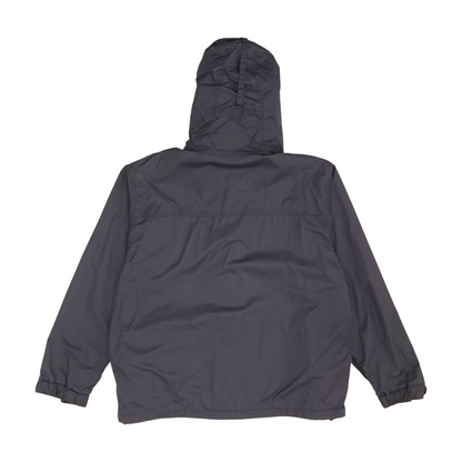 Blue Solid Rain Jacket