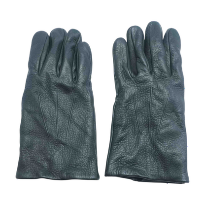 Black Leather Gloves