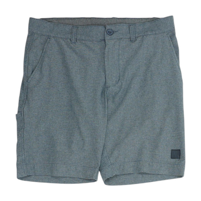 Gray Striped Chino / Khaki Shorts