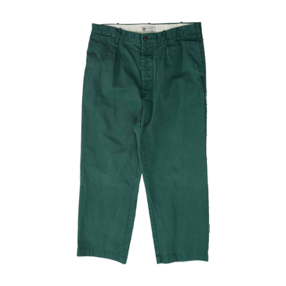 Green Straight Pants